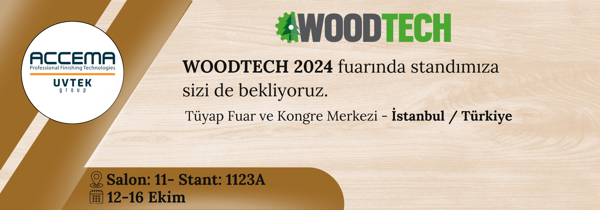 WOODTECH 2024 Fuarındayız!